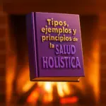 un libro con el título:Tipos, ejemplos y principios de la salud holística